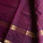 Zari Edition | Magenta Kanchi Cotton Saree
