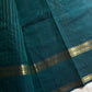 Zari Edition | Peacock Green Kanchi Cotton Saree