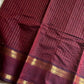 Zari Edition | Wine Maroon Kanchi Cotton Saree