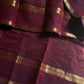 Zari Edition | Wine Maroon Kanchi Cotton Saree