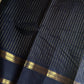 Zari Edition | Dark Blue Kanchi Cotton Saree