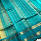 Paalum Pazhamum Kattam – Yellow Blue Checks Kanchi Silkcotton