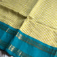 Paalum Pazhamum Kattam – Yellow Blue Checks Kanchi Silkcotton
