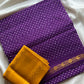 Madurai Sungudi Cotton - Purple