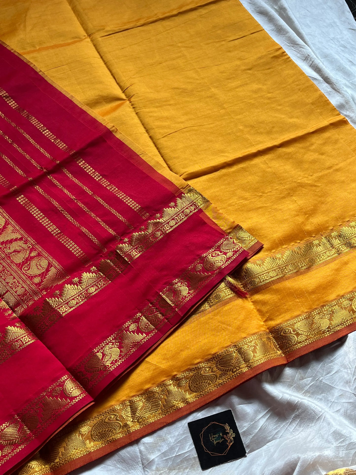Pattu Nool Edit - Handloom Kanchi Silk Cotton Saree – Yellow