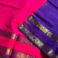 Pattu Nool Edit - Handloom Kanchi Silk Cotton Saree – Vibrant Pink