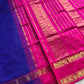 Pattu Nool Edit - Kanchi Silk Cotton Handloom Saree – Dark Blue