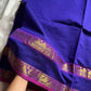 Pattu Nool Edit - Kanchi Silk Cotton Handloom Saree – Dark Blue