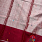 Chedibutta Saree - Handloom Vegan Art Silk - Maroon