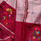 Chedibutta Saree - Handloom Vegan Art Silk - Maroon