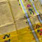 Chedibutta Saree - Handloom Vegan Art Silk - Yellow