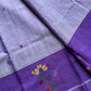 Chedibutta Saree - Handloom Vegan Art Silk - Lavender