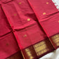 Subtle Weaves – Coral Pink Chettinadu Cotton Saree