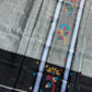 Chedibutta Saree - Handloom Vegan Art Silk - Black