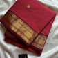 Subtle Weaves – Coral Pink Chettinadu Cotton Saree
