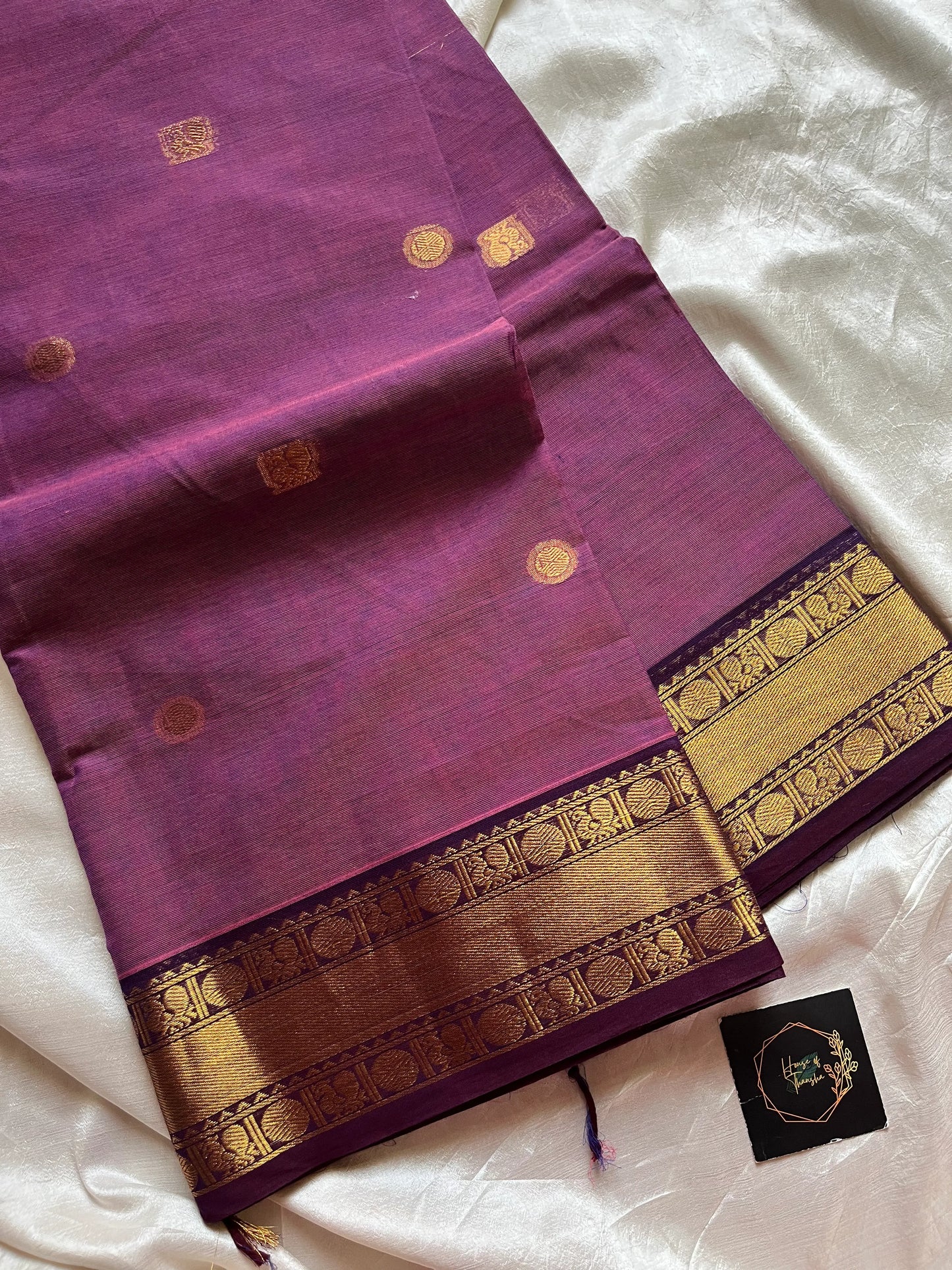 Subtle Weaves – Lilac Chettinadu Cotton Saree