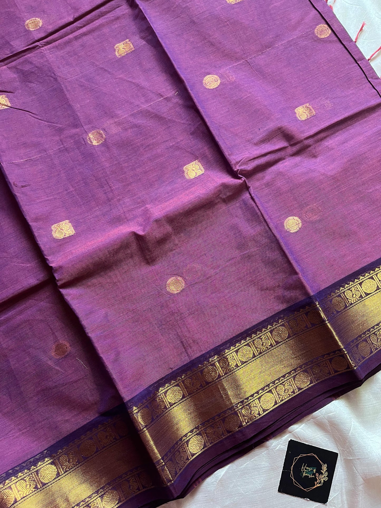 Subtle Weaves – Lilac Chettinadu Cotton Saree