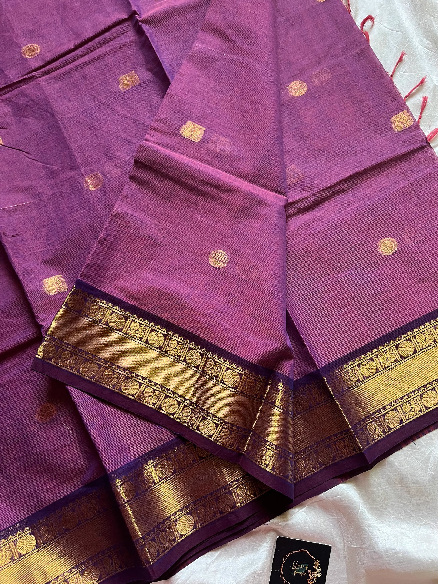 Subtle Weaves – Lilac Chettinadu Cotton Saree