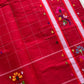 Chedibutta Saree - Handloom Cotton - Red