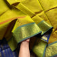 Pattu Nool Edit | Kanchi Silkcotton saree - Green