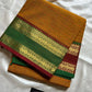 Kattam Series - Yellow Checked Kanchi Cotton Saree