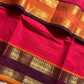 Kattam Series - Pink Checked Kanchi Cotton Saree