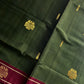 Vegan Silk Saree – Mehandi Green Handloom Art Silk