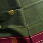 Vegan Silk Saree – Mehandi Green Handloom Art Silk