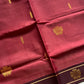 Vegan Silk Saree – Muted pink Handloom Art Silk