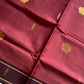 Vegan Silk Saree – Muted pink Handloom Art Silk