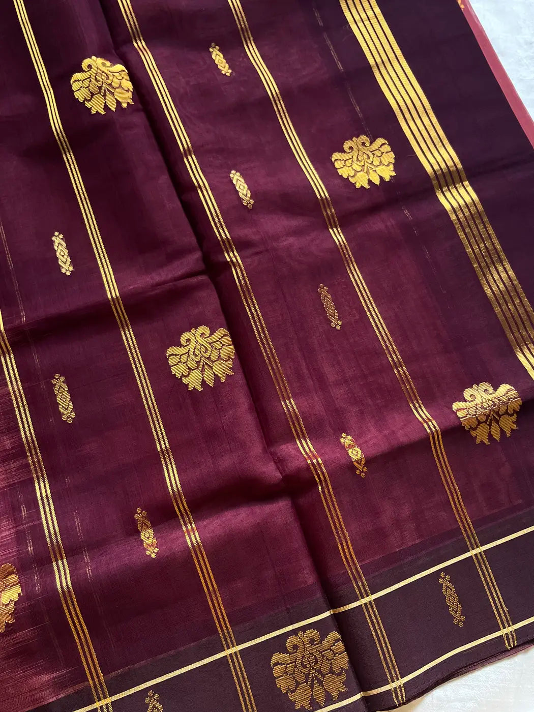 Vegan Silk Saree – Muted pink Handloom Art Silk