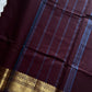 Subtle Weaves | Coffee Brown Kanchi Cotton Saree