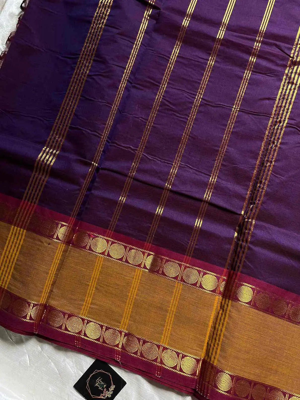 Throne Edit – Violet Mercerised Kanchi Cotton