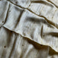 Handloom Matka Silk Saree with Muslin Pallu - Cream
