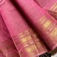 Subtle Weaves | Pastel Pink Kanchi Cotton Saree
