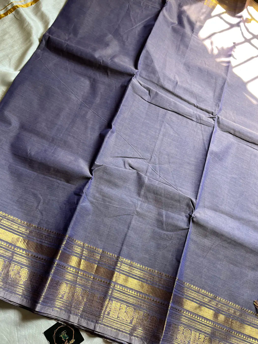 Subtle Weaves | Lavender Kanchi Cotton Saree