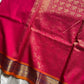 Throne Edit | Rani Pink 120 Count Mercerised Kanchi Cotton Saree