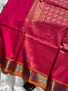 Throne Edit | Rani Pink 120 Count Mercerised Kanchi Cotton Saree