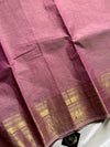 Subtle Weaves | Muted Lilac Kanchi Cotton Saree