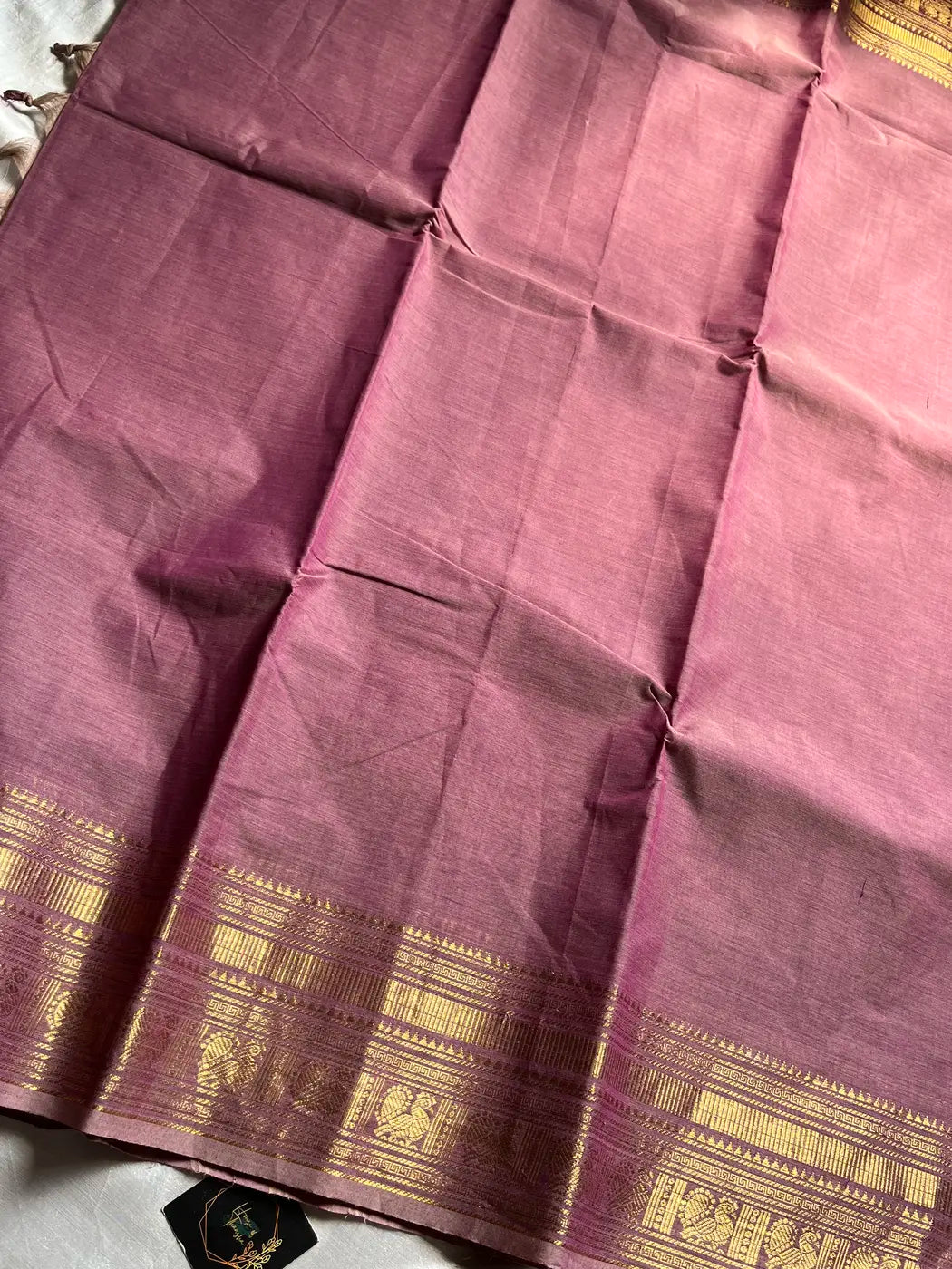 Preorder - Subtle Weaves | Muted Lilac Kanchi Cotton Saree