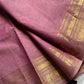 Preorder - Subtle Weaves | Muted Lilac Kanchi Cotton Saree