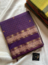 Kattam Edit – Purple Checked Chettinadu Cotton