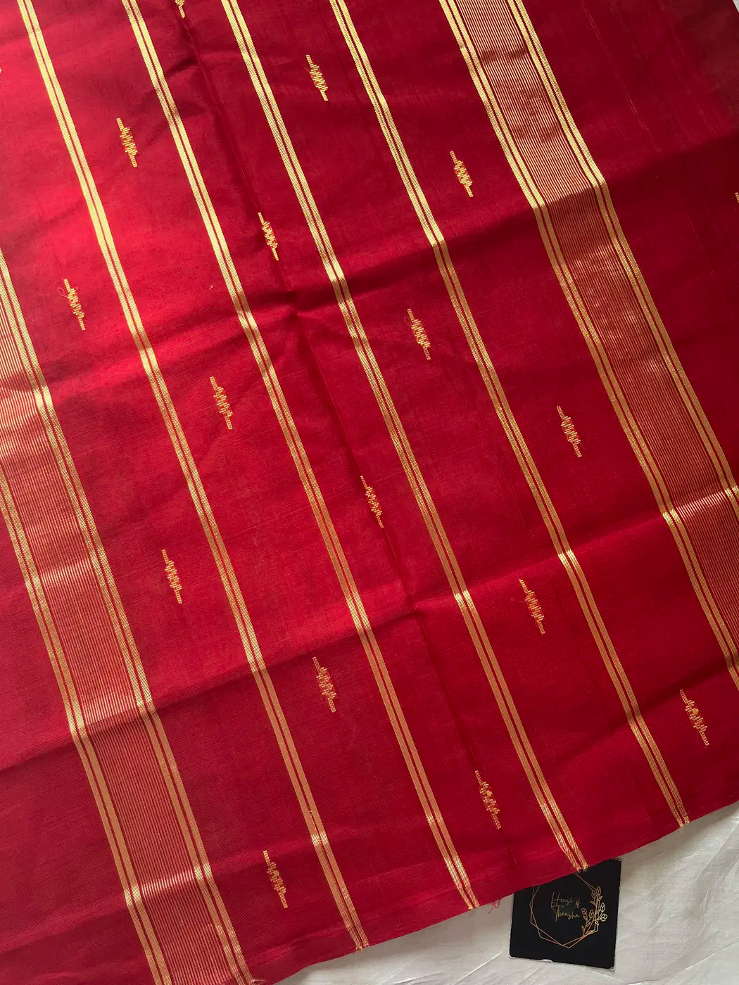 Vegan Silk Saree – Olive Ash | Handloom Art Silk