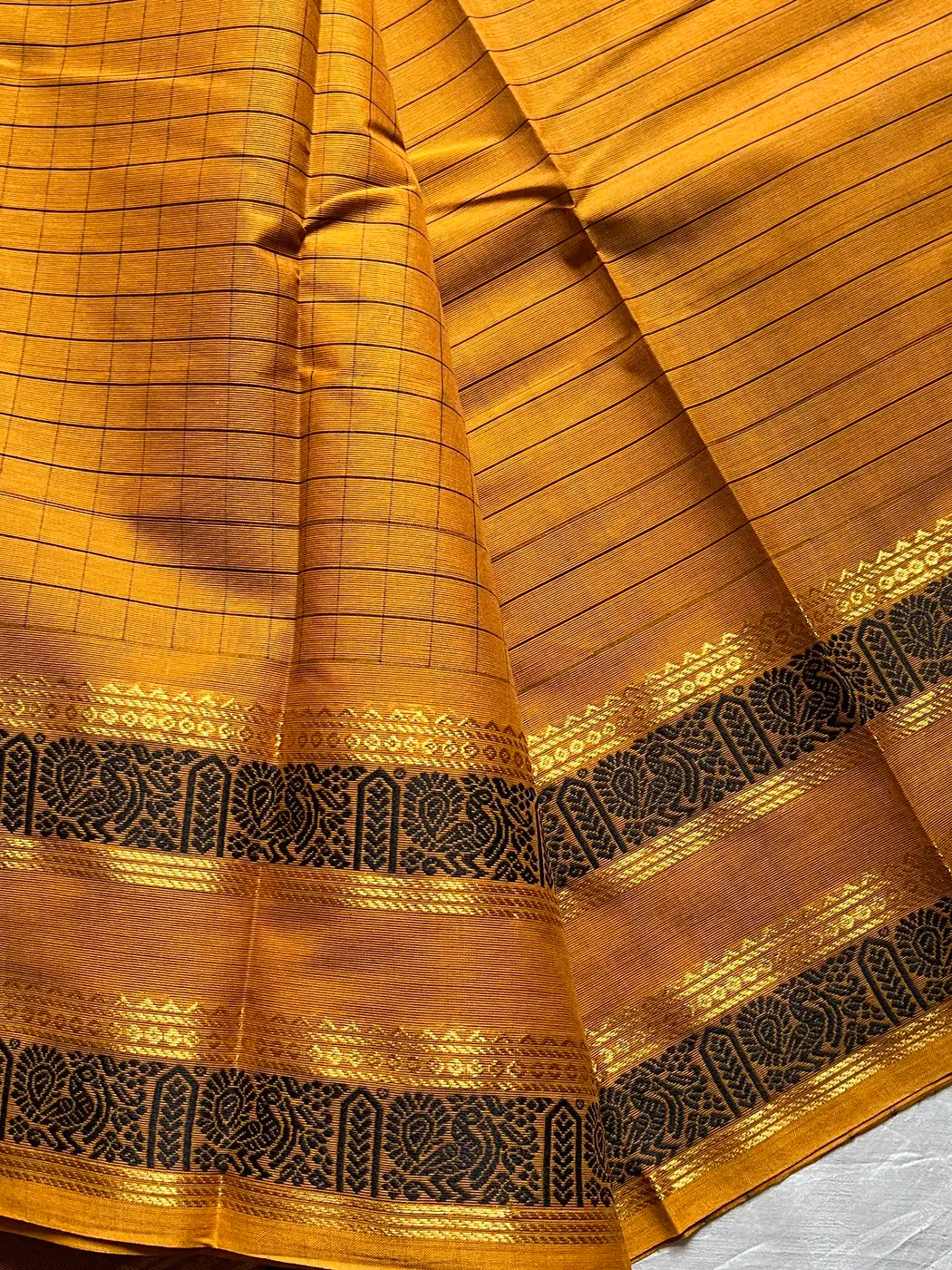Kattam Edit – Yellow Checked Chettinadu Cotton