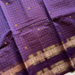 Kattam Edit – Purple Checked Chettinadu Cotton