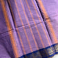 Minimal Border Edit - Lavender Cotton Saree