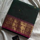 Vintage Loom Edit | Green Kanchi Cotton Saree