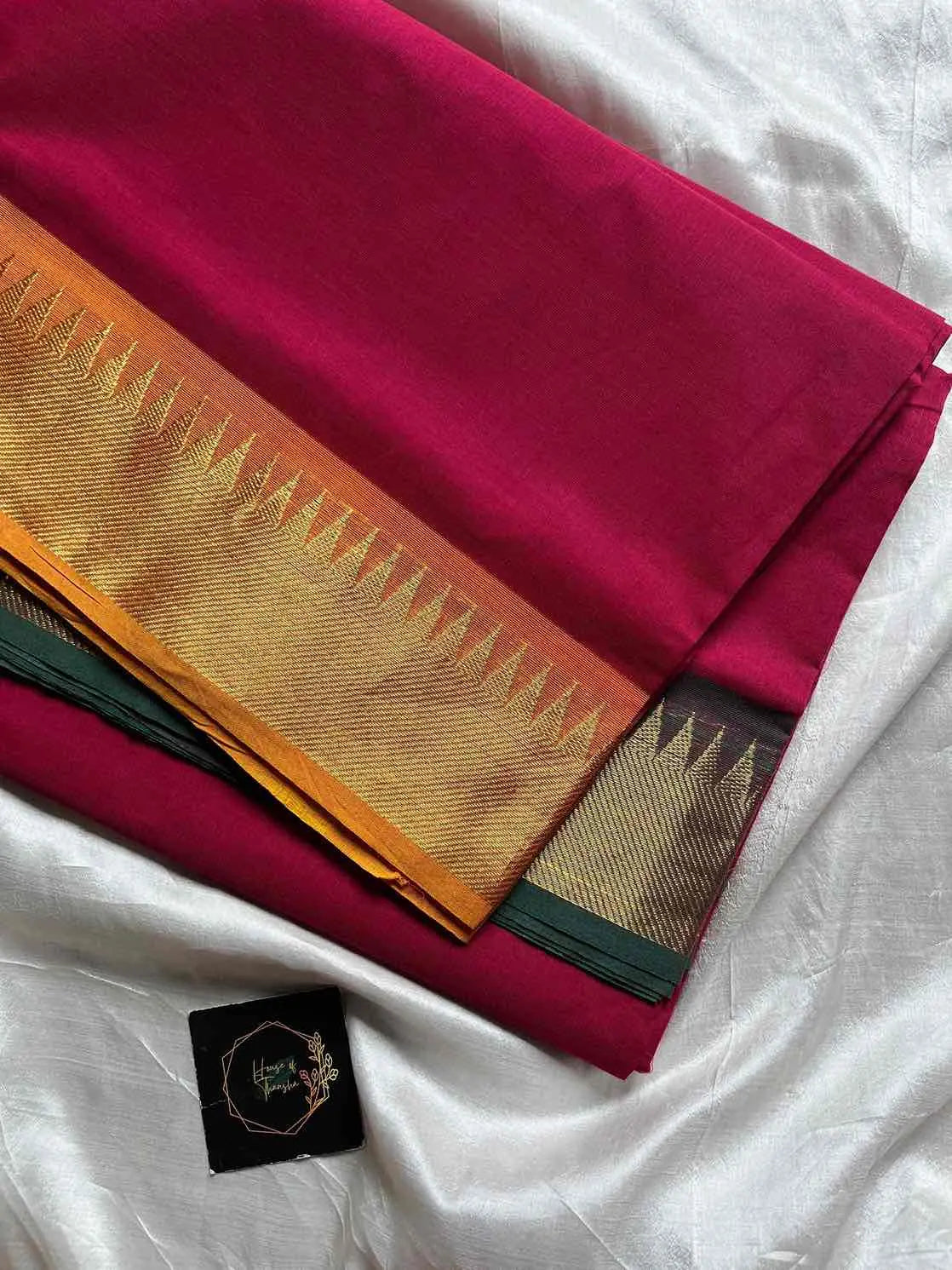Chettinadu Cotton Saree | Pink (without Blouse)