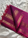 Subtle Weaves – Magenta Pink Chettinadu Cotton Saree