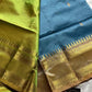 Vegan Silks | Chinnalampattu Saree – Pastel blue